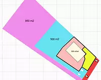 Terrain, 950 m²