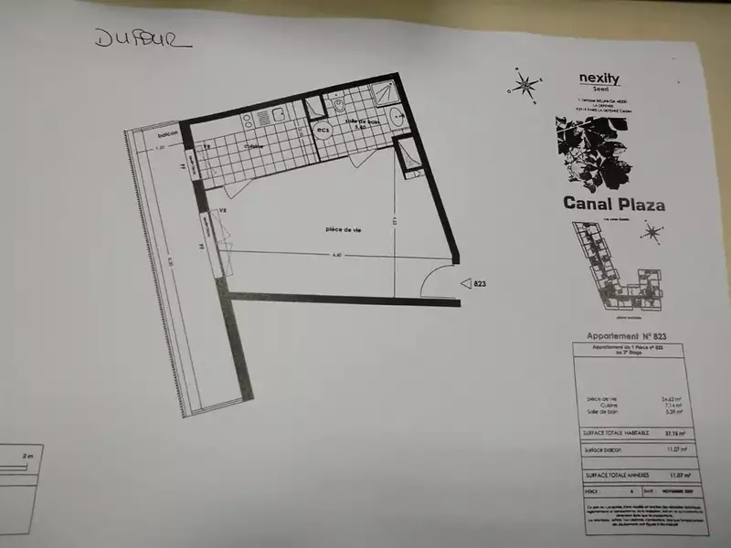 Appartement, 37,15 m²