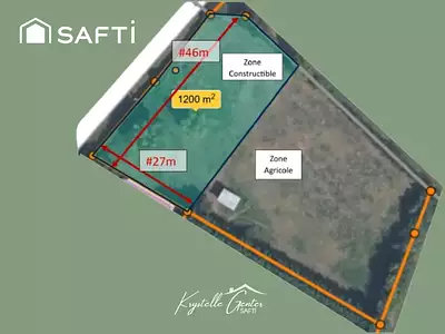 Terrain, 3 140 m²