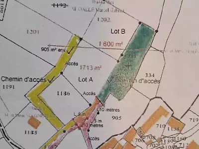 Terrain, 1 713 m²