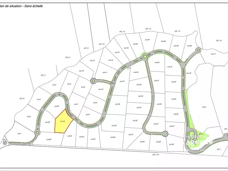 Terrain, 2 000 m²