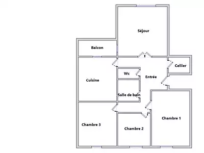 Appartement, 86 m²