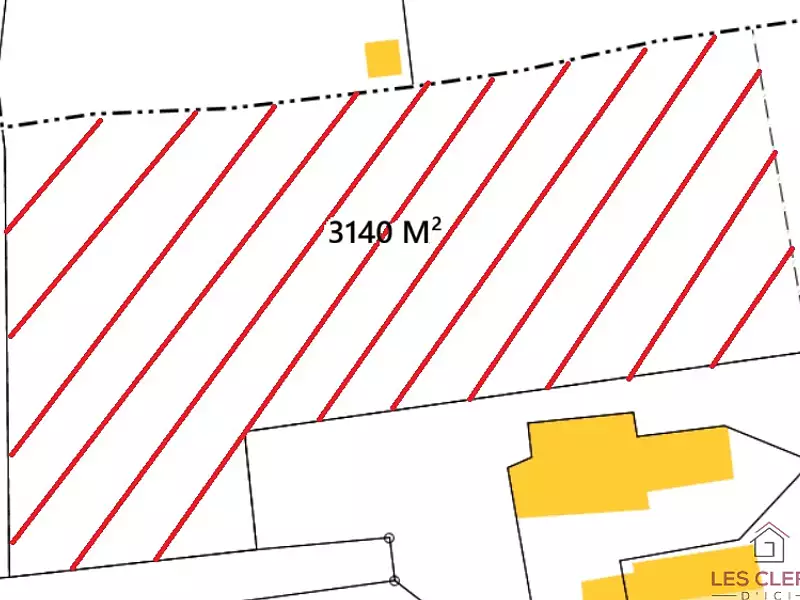 Terrain, 3 140 m²