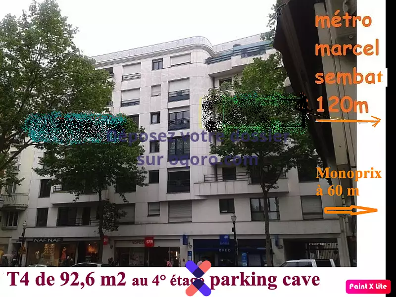 Appartement, 92,6 m²