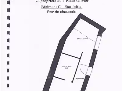 Appartement, 27 m²