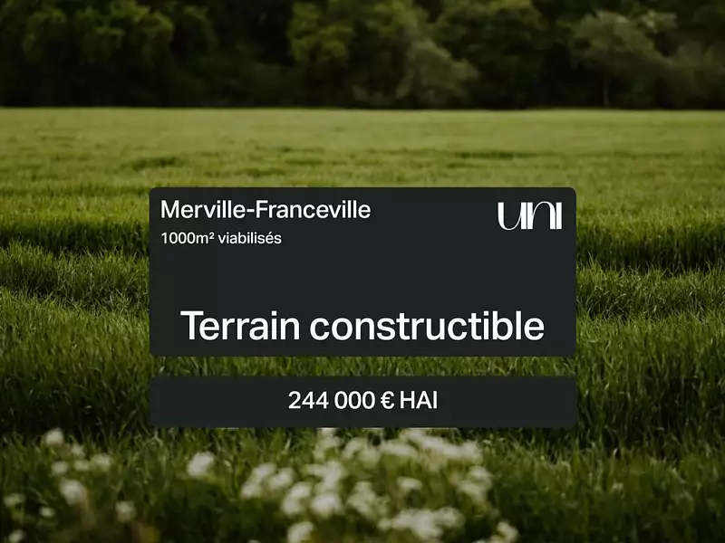 Terrain, 1 000 m²