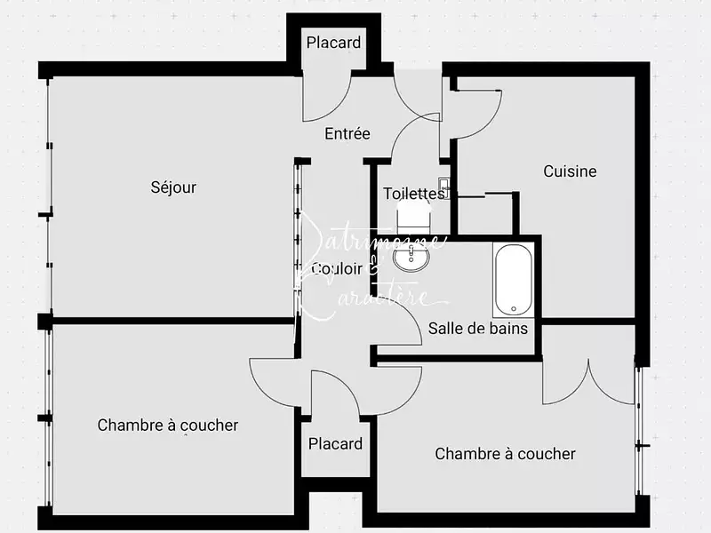 Appartement, 65 m²