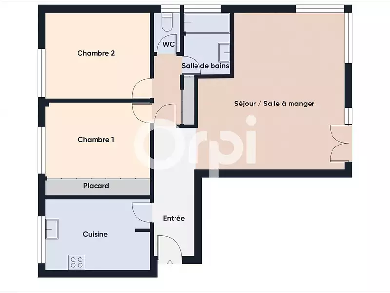 Appartement, 77 m²