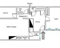 Appartement, 68 m²