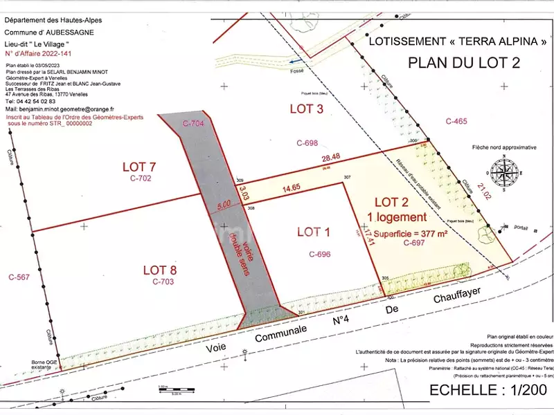Terrain, 377 m²