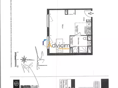 Appartement, 33,5 m²