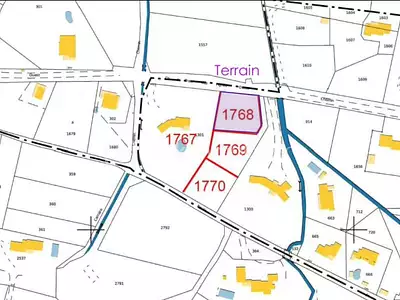 Terrain, 1 000 m²