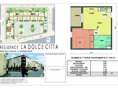 Appartement, 36,82 m²