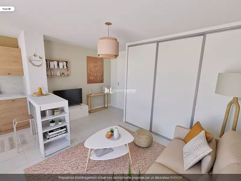 Appartement, 34,11 m²