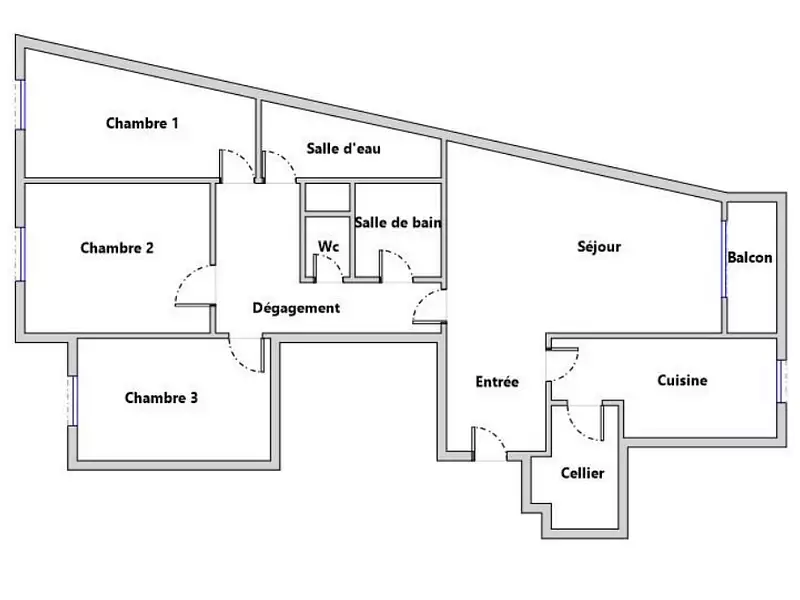 Appartement, 77,97 m²