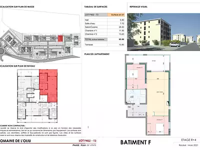 Appartement, 65,8 m²