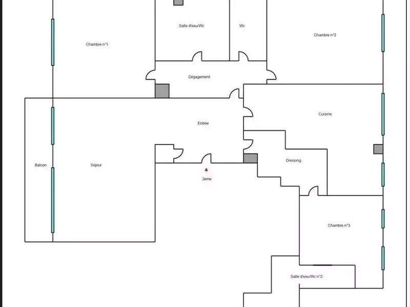 Appartement, 131 m²