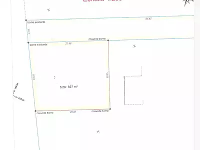 Terrain, 827 m²