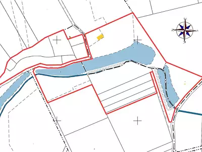 Terrain, 96 738 m²