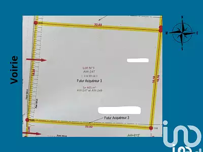 Terrain, 405 m²