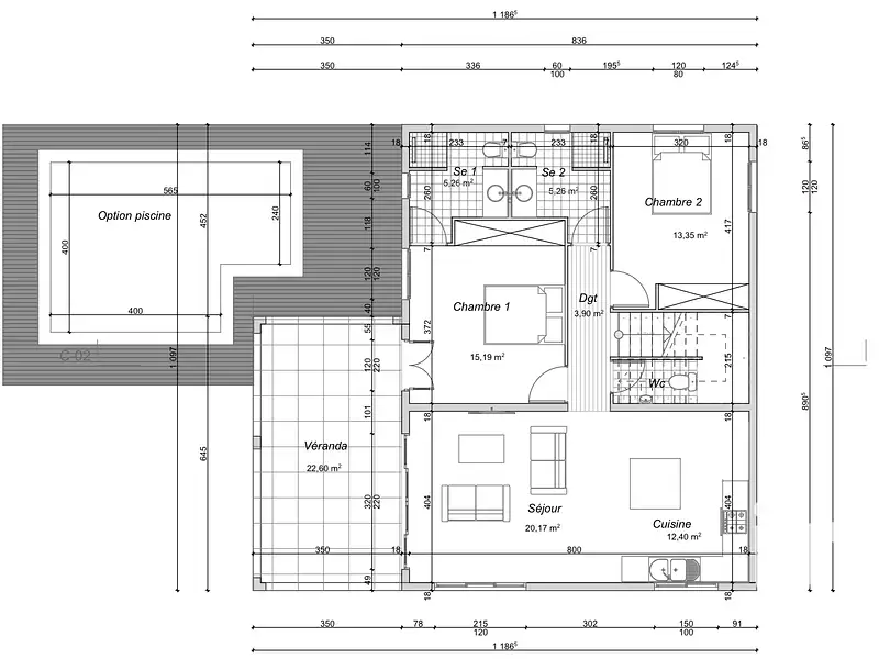 Terrain, 491 m²