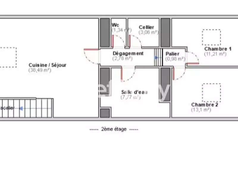 Appartement, 78 m²