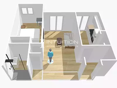 Appartement, 45,86 m²