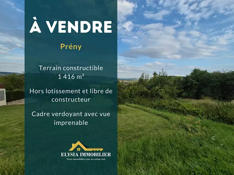 Terrain, 1 416 m²
