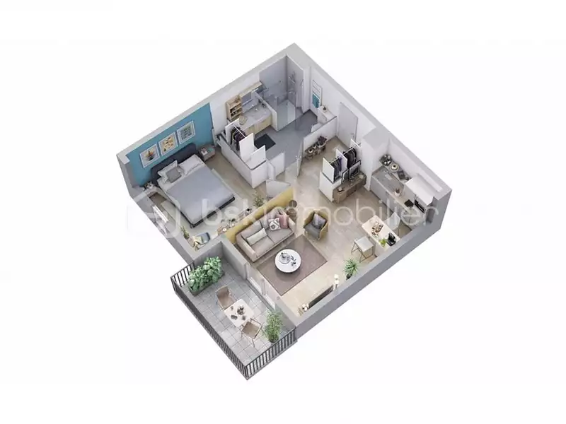 Appartement, 47 m²