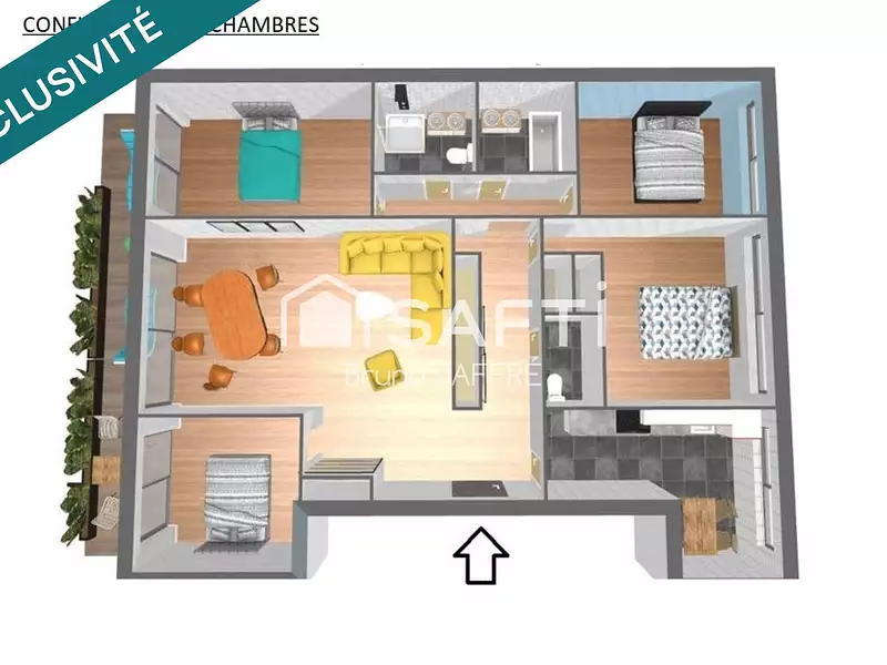 Appartement, 106 m²