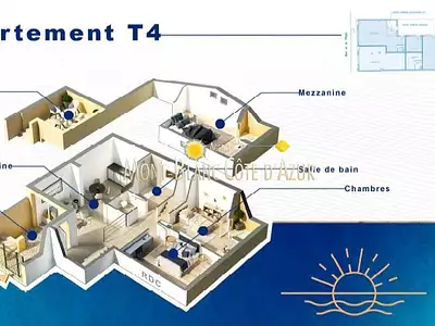 Appartement, 82 m²