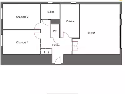 Appartement, 64 m²