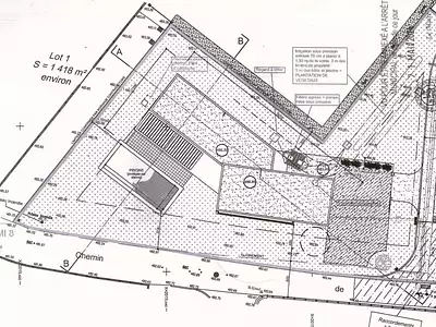 Terrain, 1 418 m²