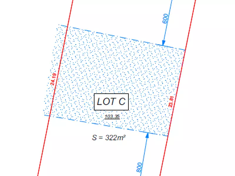 Terrain, 322 m²