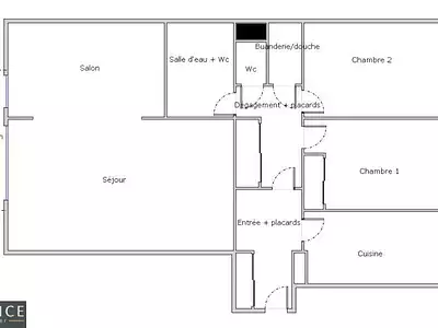 Appartement, 84,57 m²