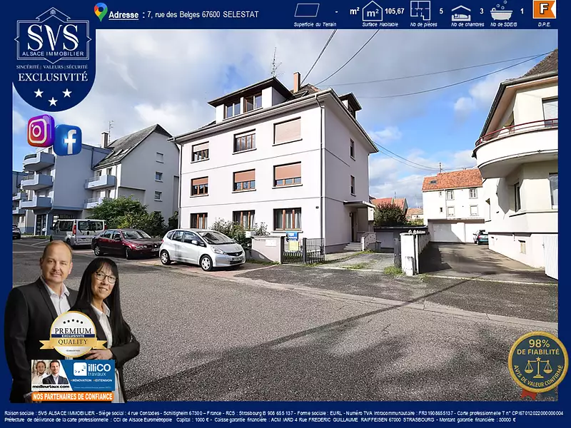 Appartement, 105,67 m²