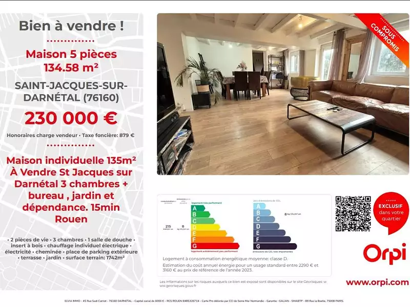 Maison, 134 m²
