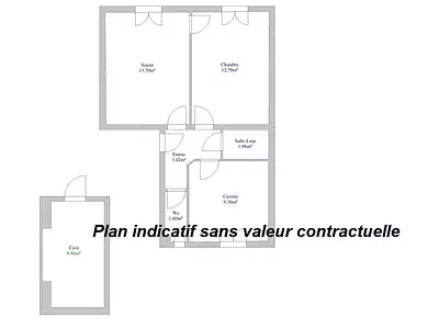 Appartement, 42,94 m²
