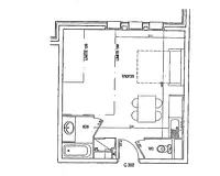 Appartement, 24,97 m²