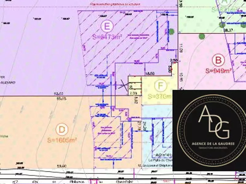 Terrain, 1 605 m²