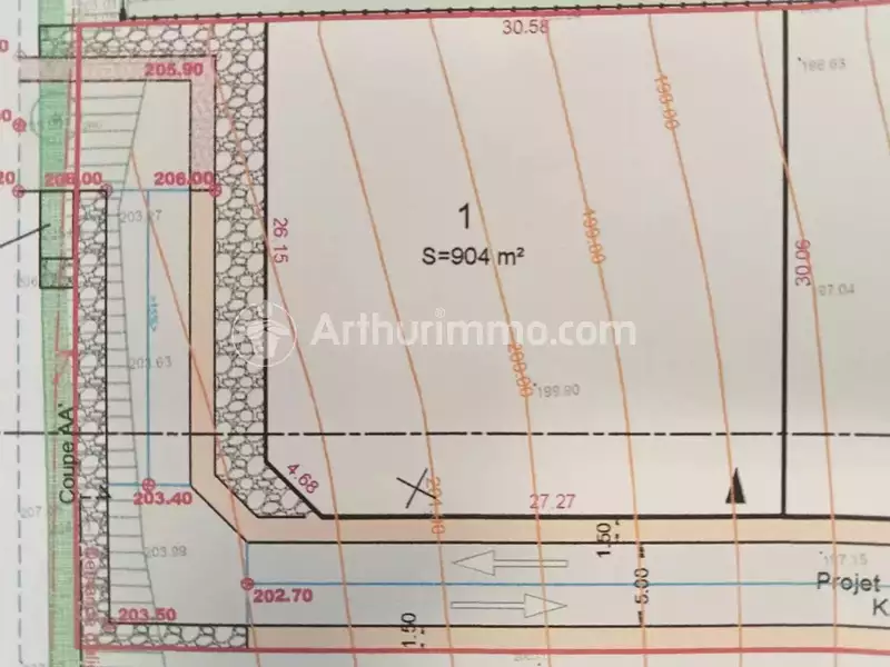 Terrain, 990 m²