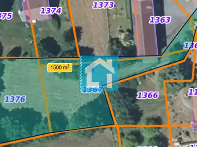 Terrain, 1 500 m²