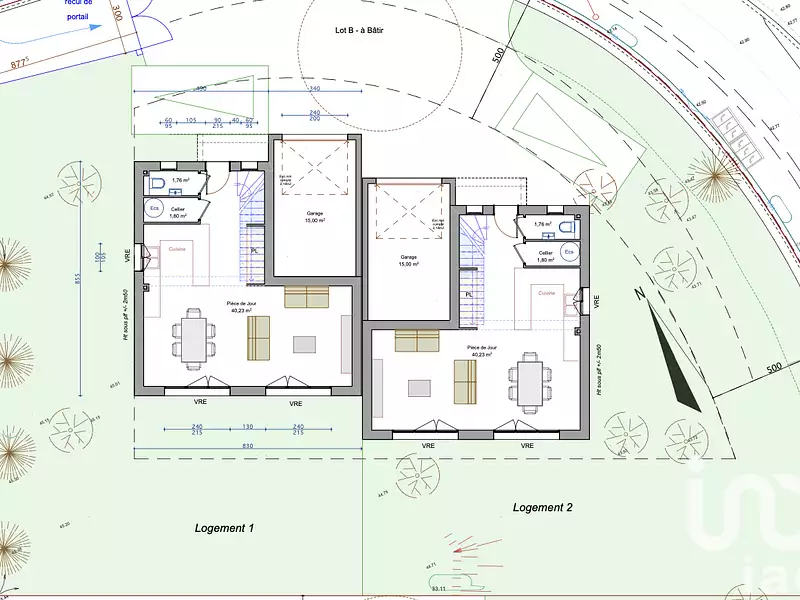 Terrain, 350 m²