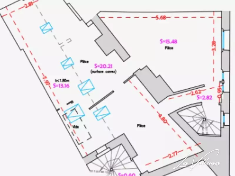Appartement, 15,25 m²