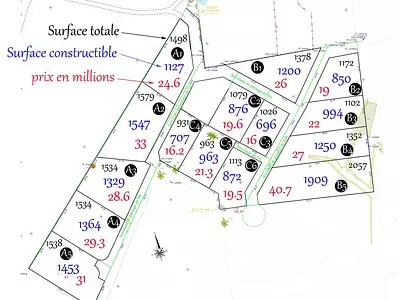 Terrain, 1 079 m²