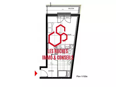 Appartement, 30,77 m²