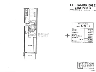 Appartement, 39,19 m²