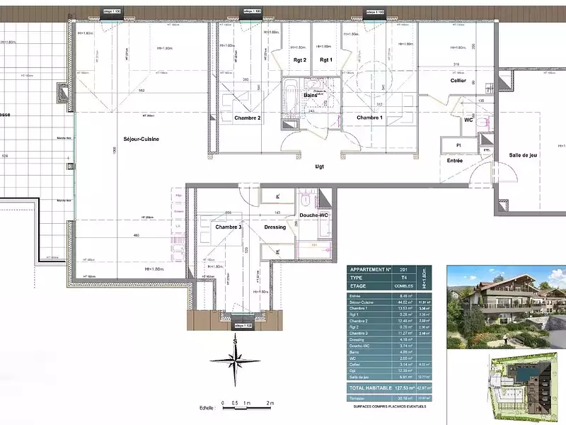 Appartement, 150,74 m²