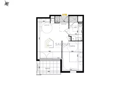 Appartement, 41,9 m²