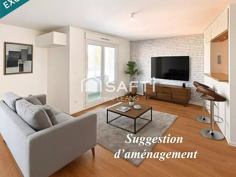 Appartement, 62 m²